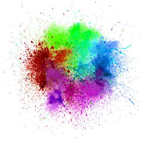 Abstract Colorful Background Splash Watercolor Background Illus