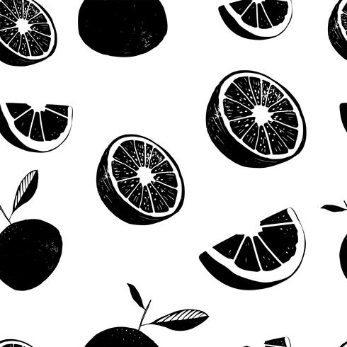 Fresh lemon fruits, collection of vector illustrations