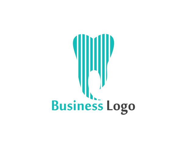 Logotipo dental y plantilla de vector de símbolos