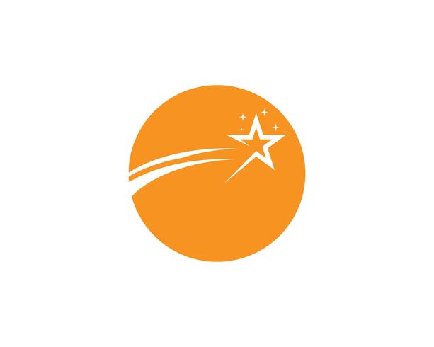 Star logo vector and template icon