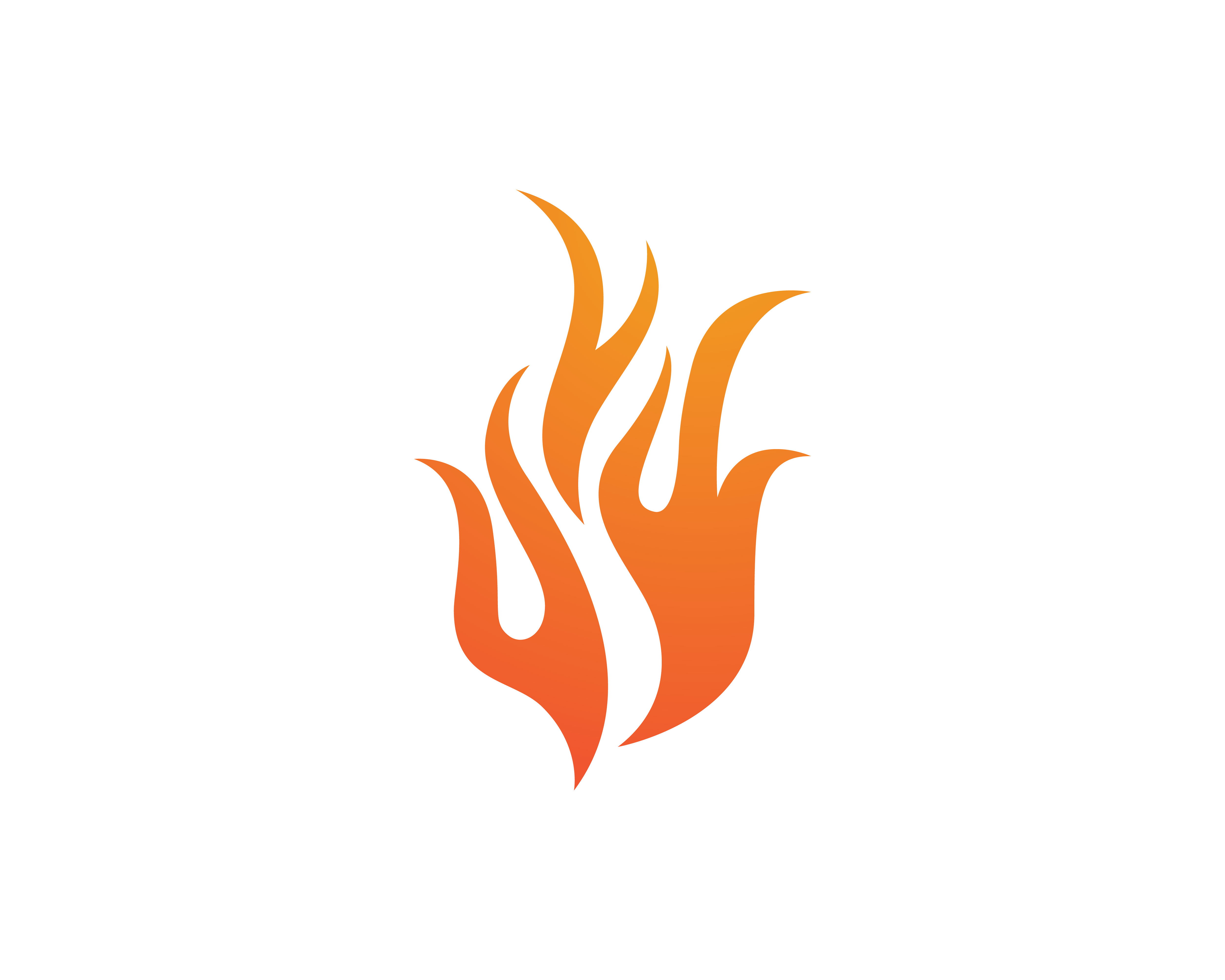 Fire vector icon logo template 585583 - Download Free Vectors, Clipart