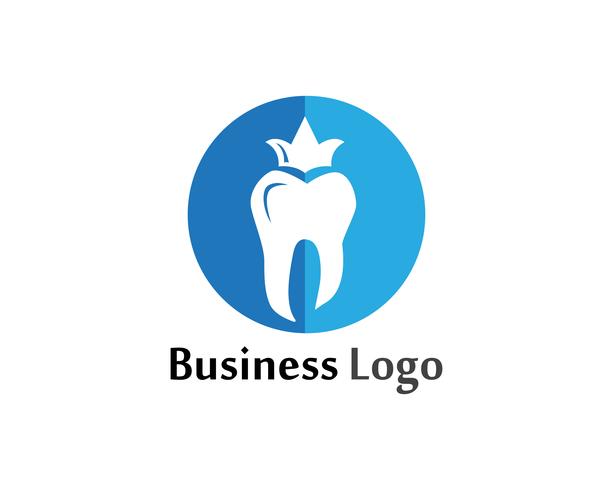 Logotipo dental y plantilla de vector de símbolos