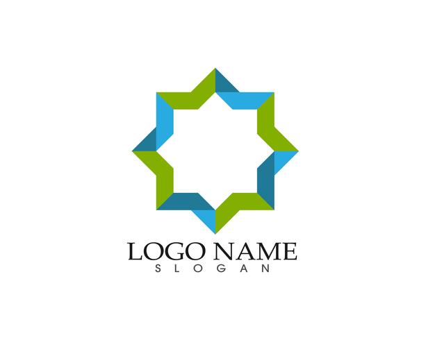 Business abstract logo design template vector