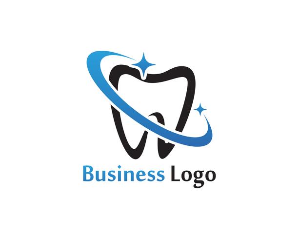 Logotipo dental y plantilla de vector de símbolos