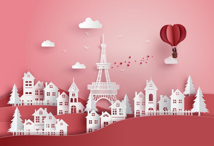 Concept of valentine's day and wedding vector
