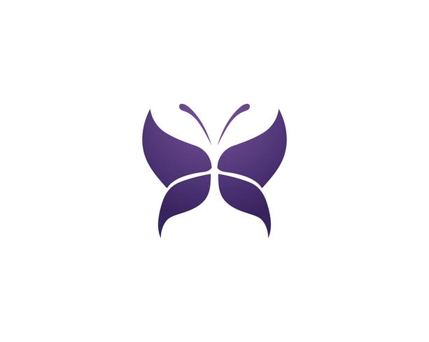 Butterfly conceptual simple, colorful vector