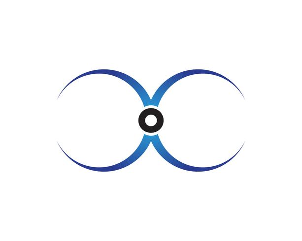 Circle ring logo and symbols template icons vector