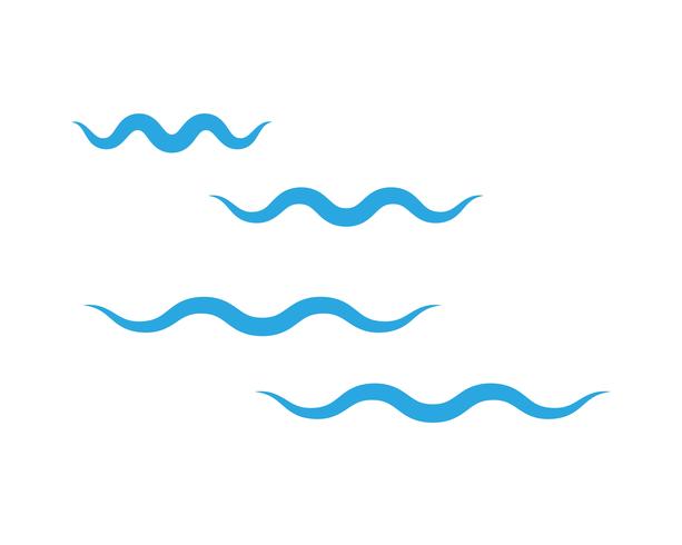 Fondo de diseño abstracto de la onda de agua vector