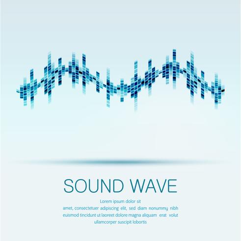 Abstract digital equalizer,Creative design sound wave pattern. vector