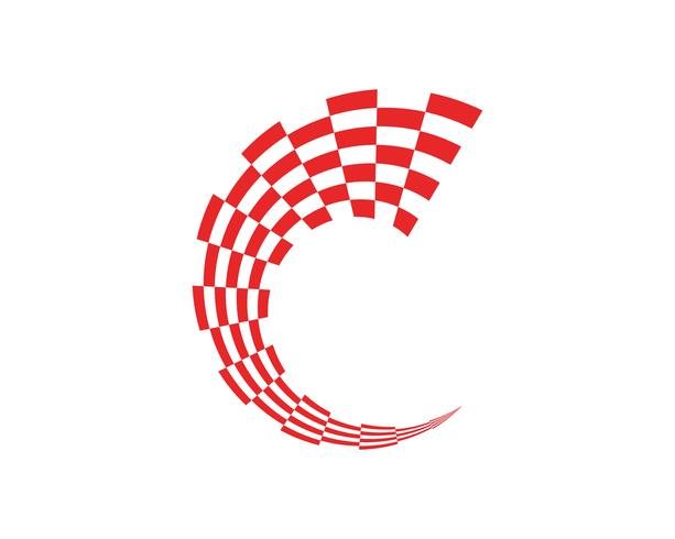 flag template logo and symbol vectors
