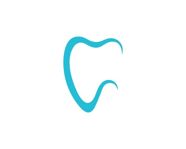 Logotipo dental plantilla ilustración vectorial vector