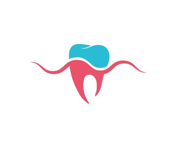 Logotipo dental plantilla ilustración vectorial vector