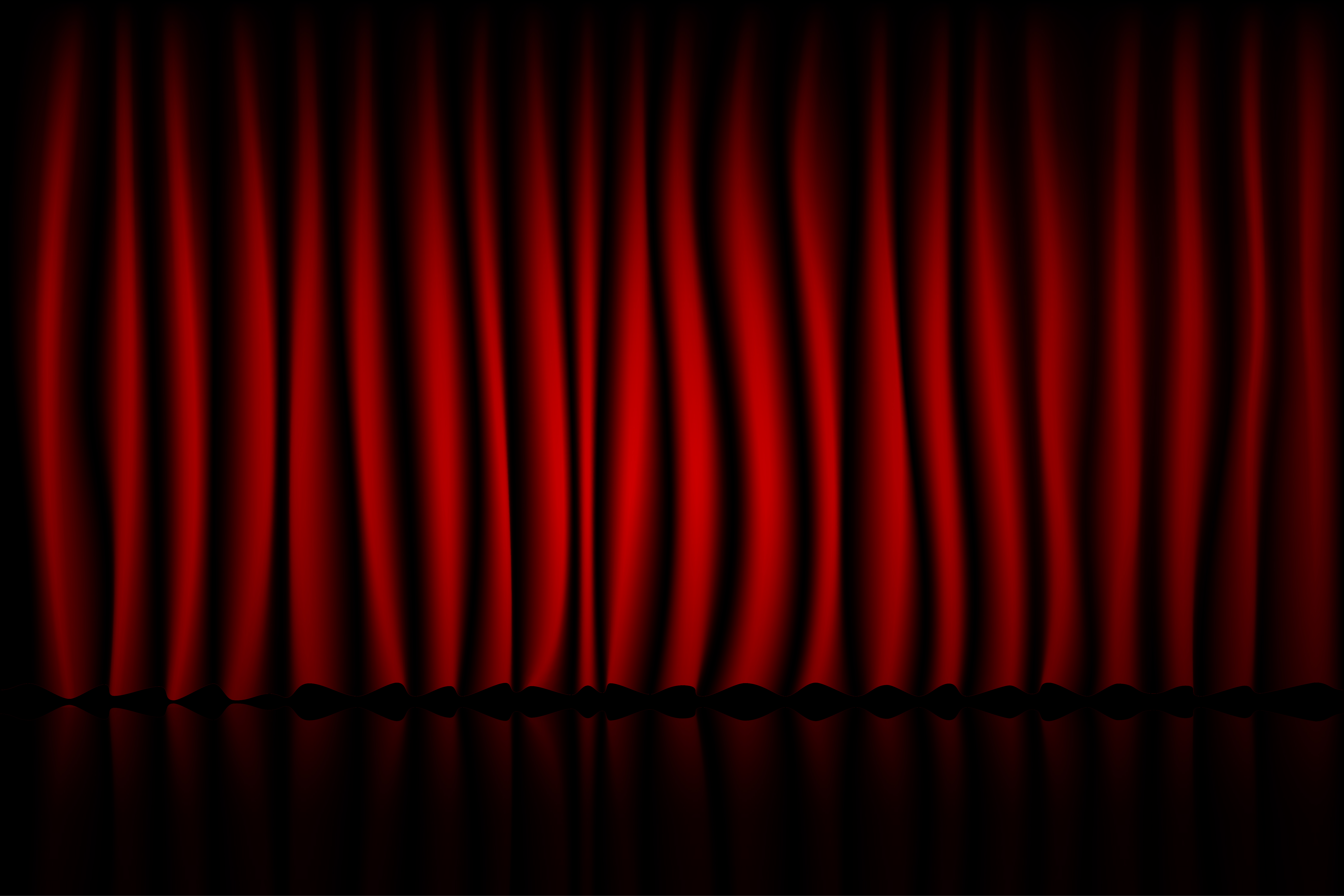 Red Curtain Theater Scene Stage Background  Backdrop with 