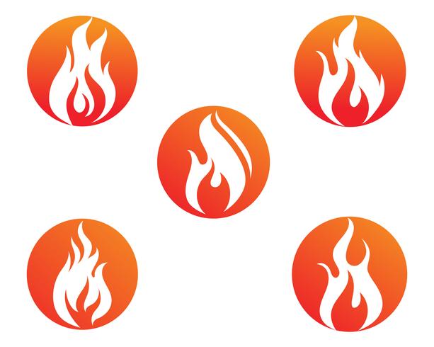 Fire flame vector illustration design