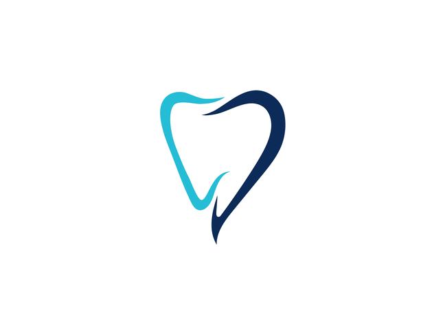 Logotipo dental plantilla ilustración vectorial vector