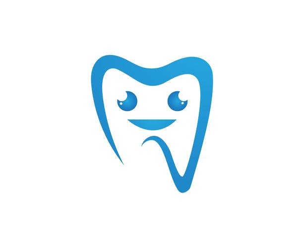 Logotipo dental plantilla ilustración vectorial vector