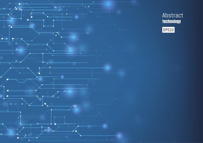 Abstract technology circuit board. vector