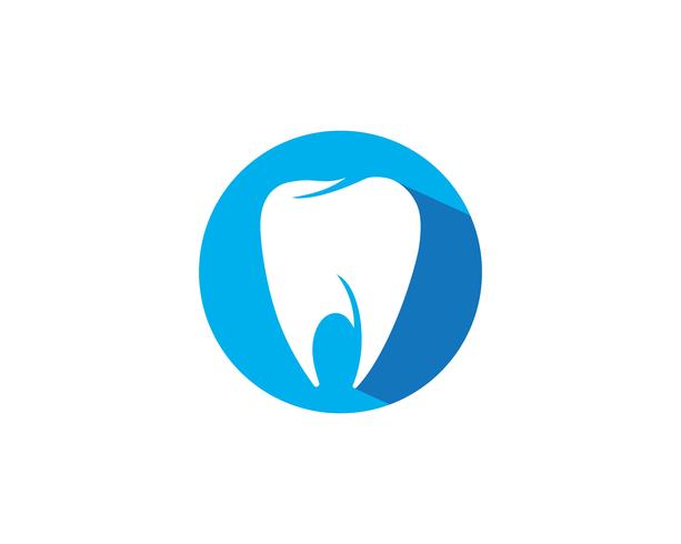 Logotipo dental plantilla ilustración vectorial vector