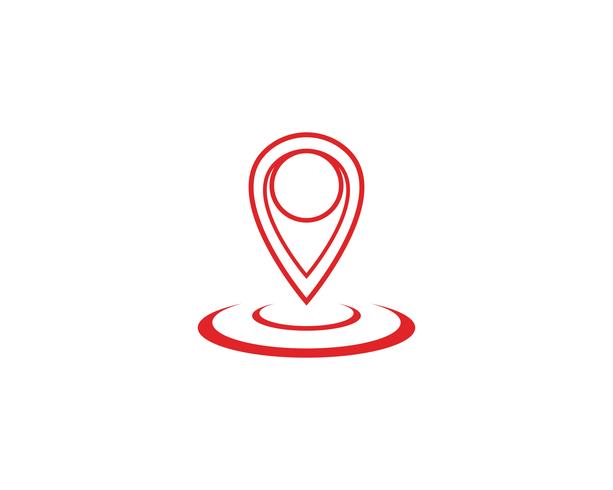 Location point Logo vector template 