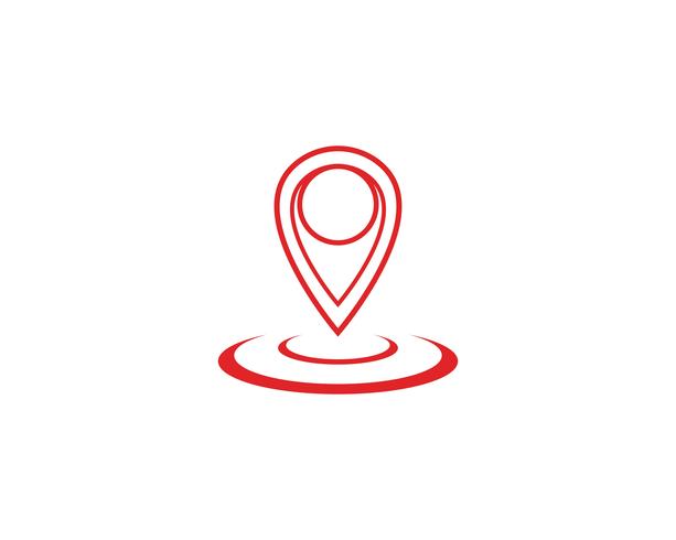 Location point Logo vector template 