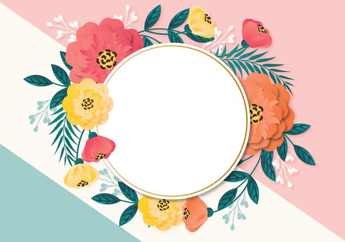 Vector Floral Background Design