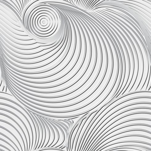 Abstract black and white background and seamless pattern on vector art.