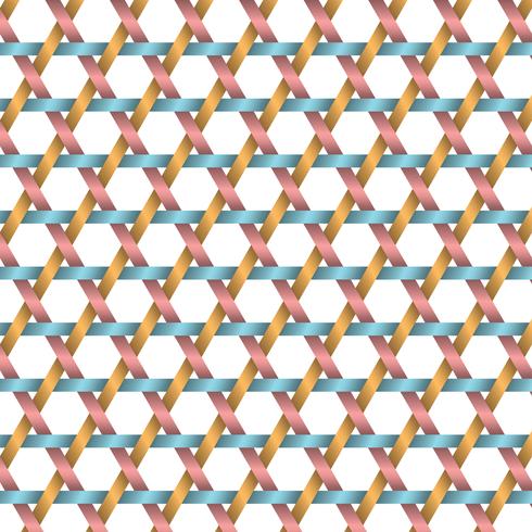 Basket design on seamless pattern. vector