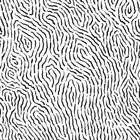 Fingerprint seamless background on square shape. vector