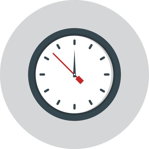 Vector icono de reloj