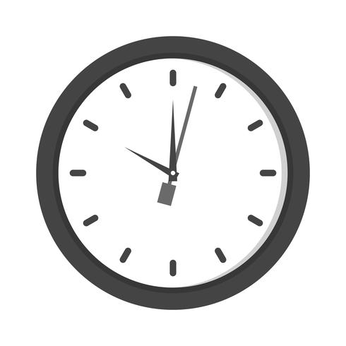 Vector icono de reloj