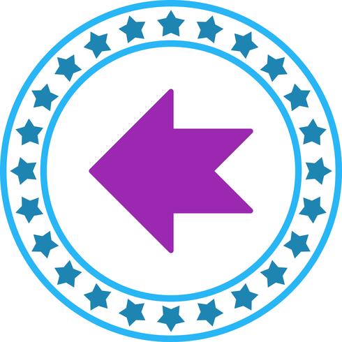 Vector LeftWard Arrow Icon