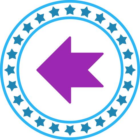 Vector LeftWard Arrow Icon