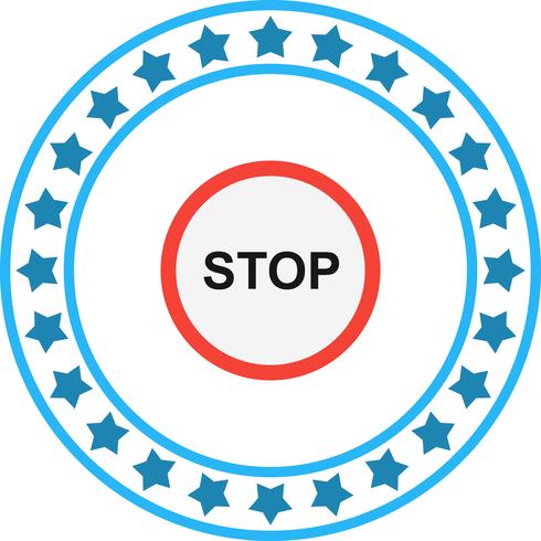 Vector Stop Icon