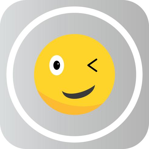  Vector wink Emoji Icon