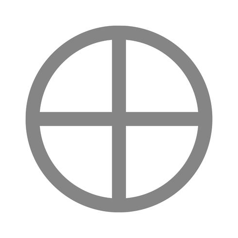 Vector icono de forma geométrica