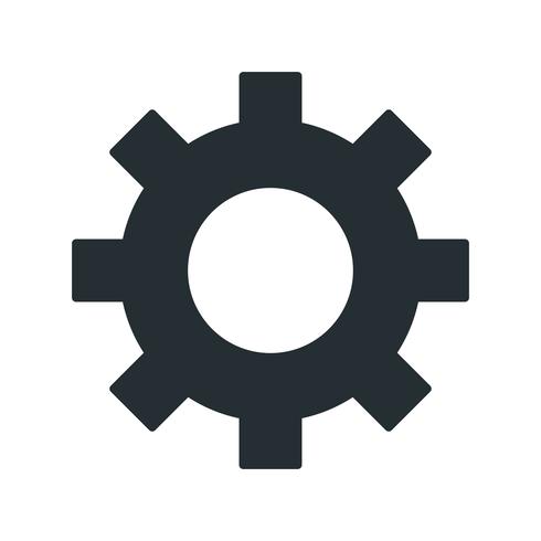 Vector cog wheel Icon
