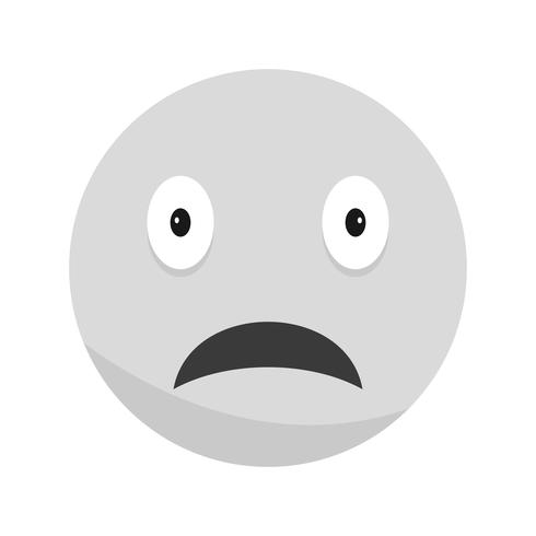 icono de emoji triste vector