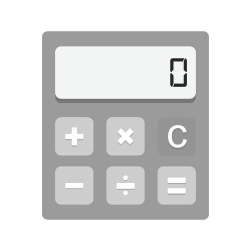 Vector icono de calculadora