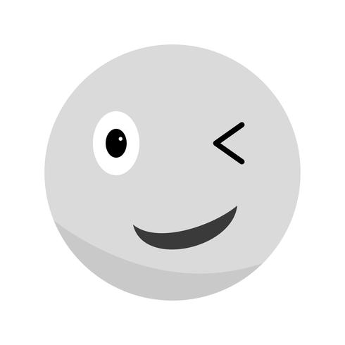 Vector guiño Emoji Icon