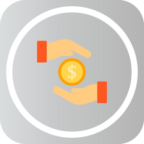 Vector icono de ahorro de dinero