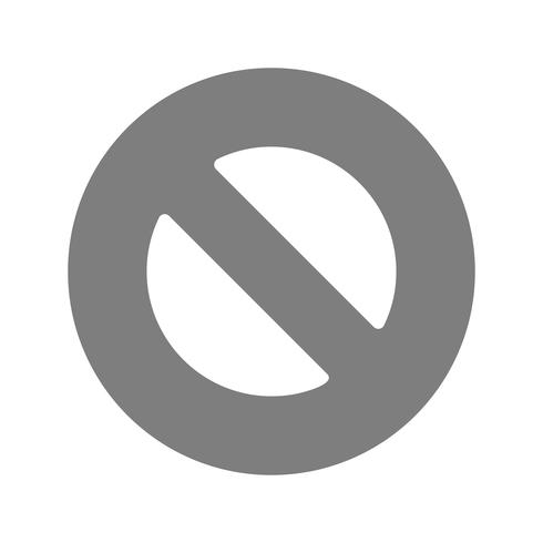 Vector Forbidden Icon