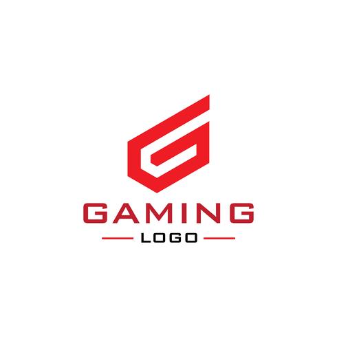 G gaming letter logo vector