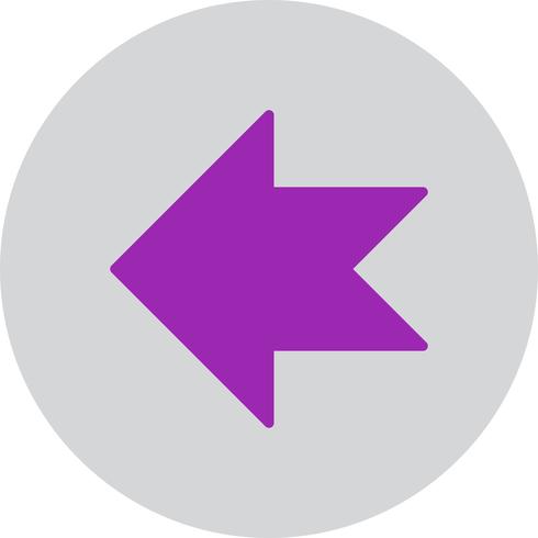 Vector LeftWard Arrow Icon