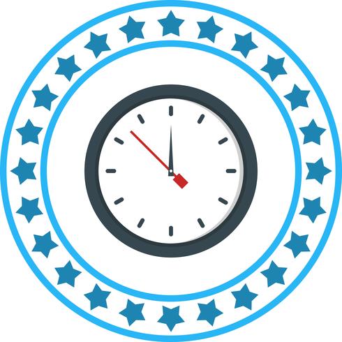 Vector icono de reloj