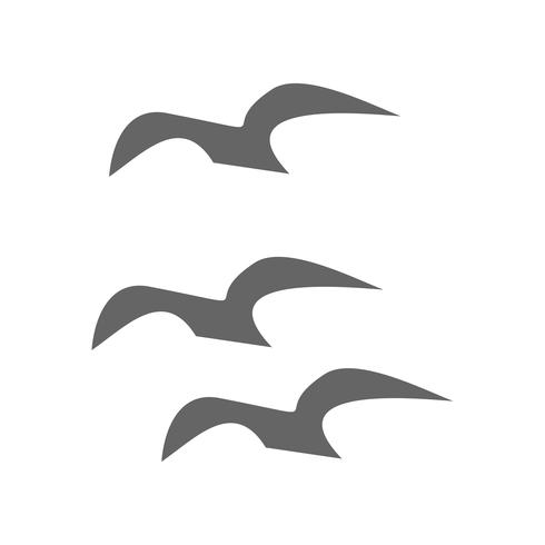 Vector Flying Crows Icon