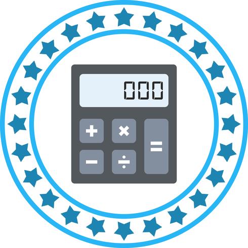 Vector icono de calculadora