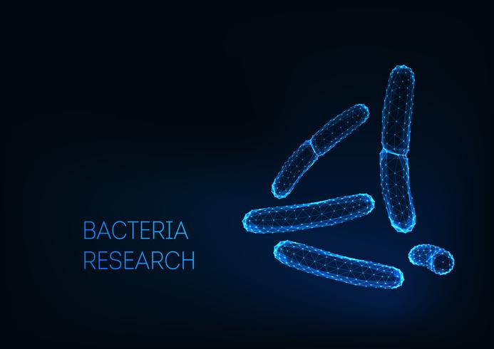 Bacterias bacilos microscópicas acidophilus, salmonella, lactobacillus. Los probióticos. vector