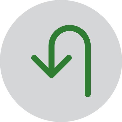  Vector U-turn Icon