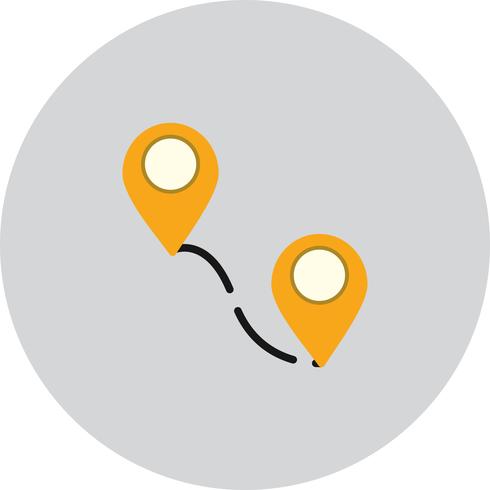 Vector Route Icon