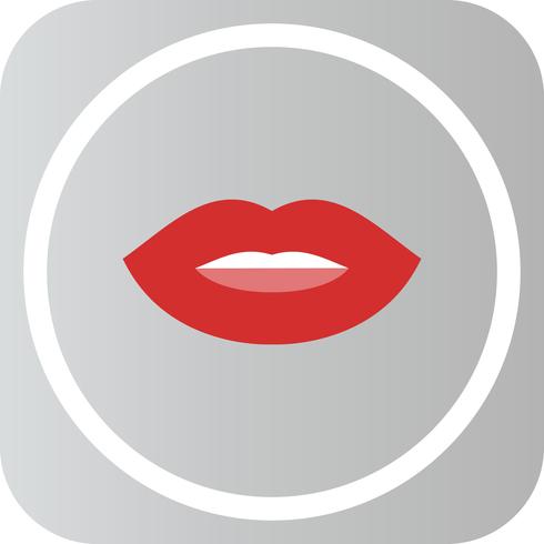 Vector icono de labios